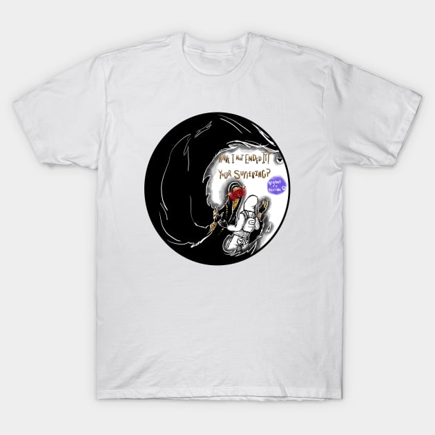 YOUR SUFFERING (COMIC) T-Shirt by A. R. OLIVIERI